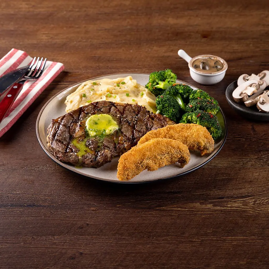 Double Mushroom Ribeye